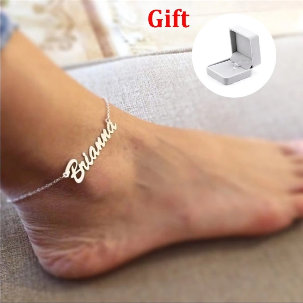 PREORDER! Personalized Ankle Bracelets With Name - Picture 4 of 11